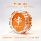 nka Bella 20g Single Color Water-Based Face Paint Refill (Yellow & Brown Tones) Anka Bella