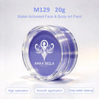 Anka Bella 20g Single Purple Water Activated Face Paint Refill, Skin-Safe Pigment for Face & Body Art Anka Bella