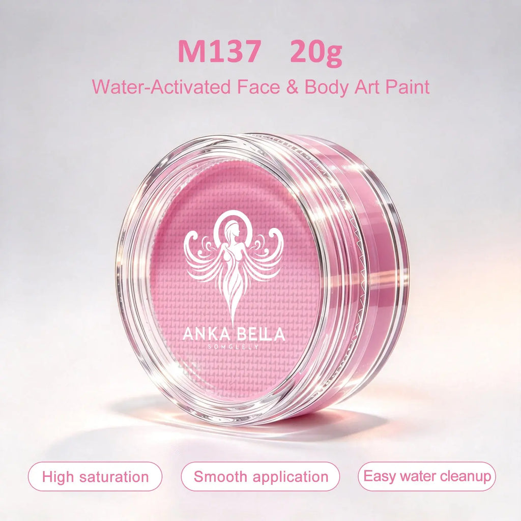 Anka Bella 20g Single Color Water-Based Face Paint Refill (Pink Tones) Anka Bella