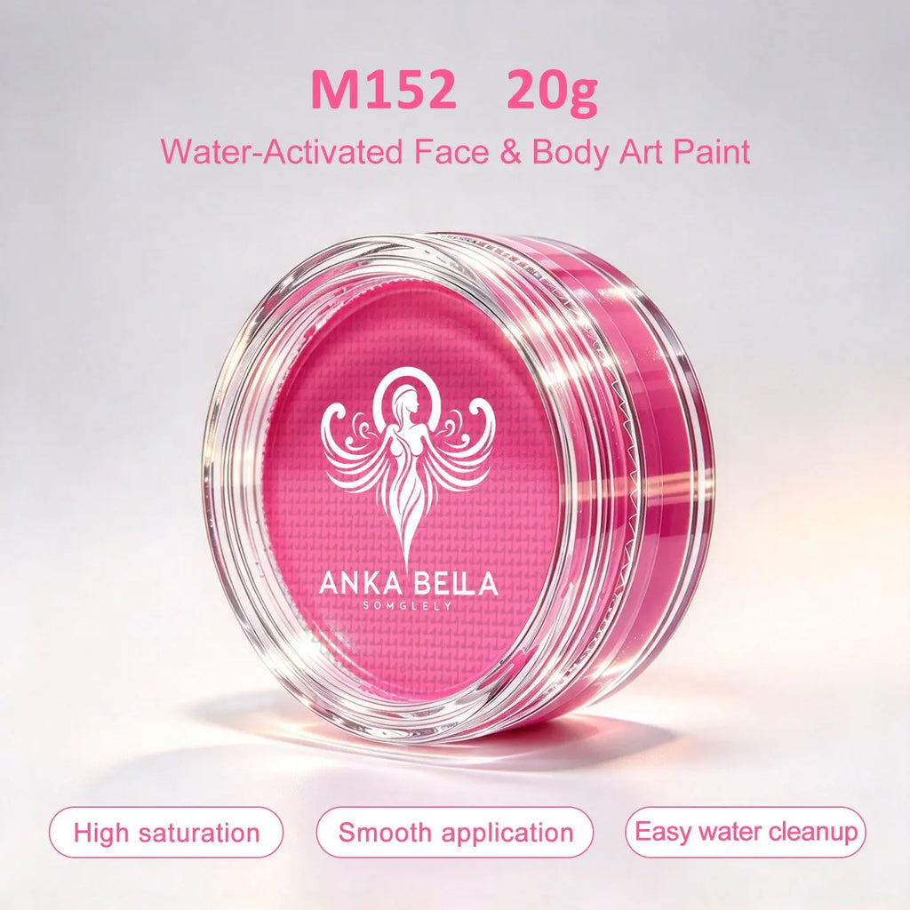 Anka Bella 20g Single Color Water-Based Face Paint Refill (Pink Tones) Anka Bella