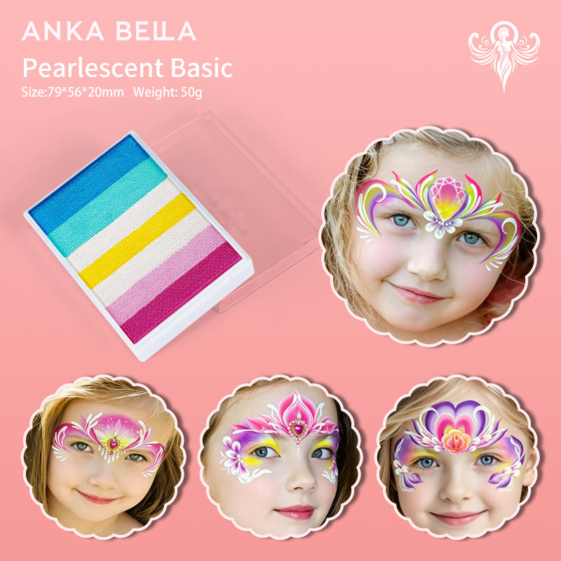 Face Painting rainbow base cakes, Anka Bella（New style） Anka Bella