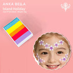 Face Painting rainbow base cakes, Anka Bella（New style） Anka Bella