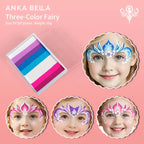 Face Painting rainbow base cakes, Anka Bella（New style） Anka Bella
