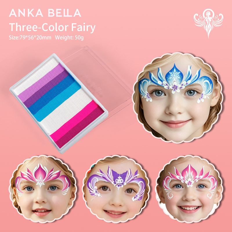 Face Painting rainbow base cakes, Anka Bella（New style） Anka Bella