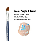 face painting brushes 1-18 with New D1 & D2 Dagger Brushes - Anka Bella Anka Bella