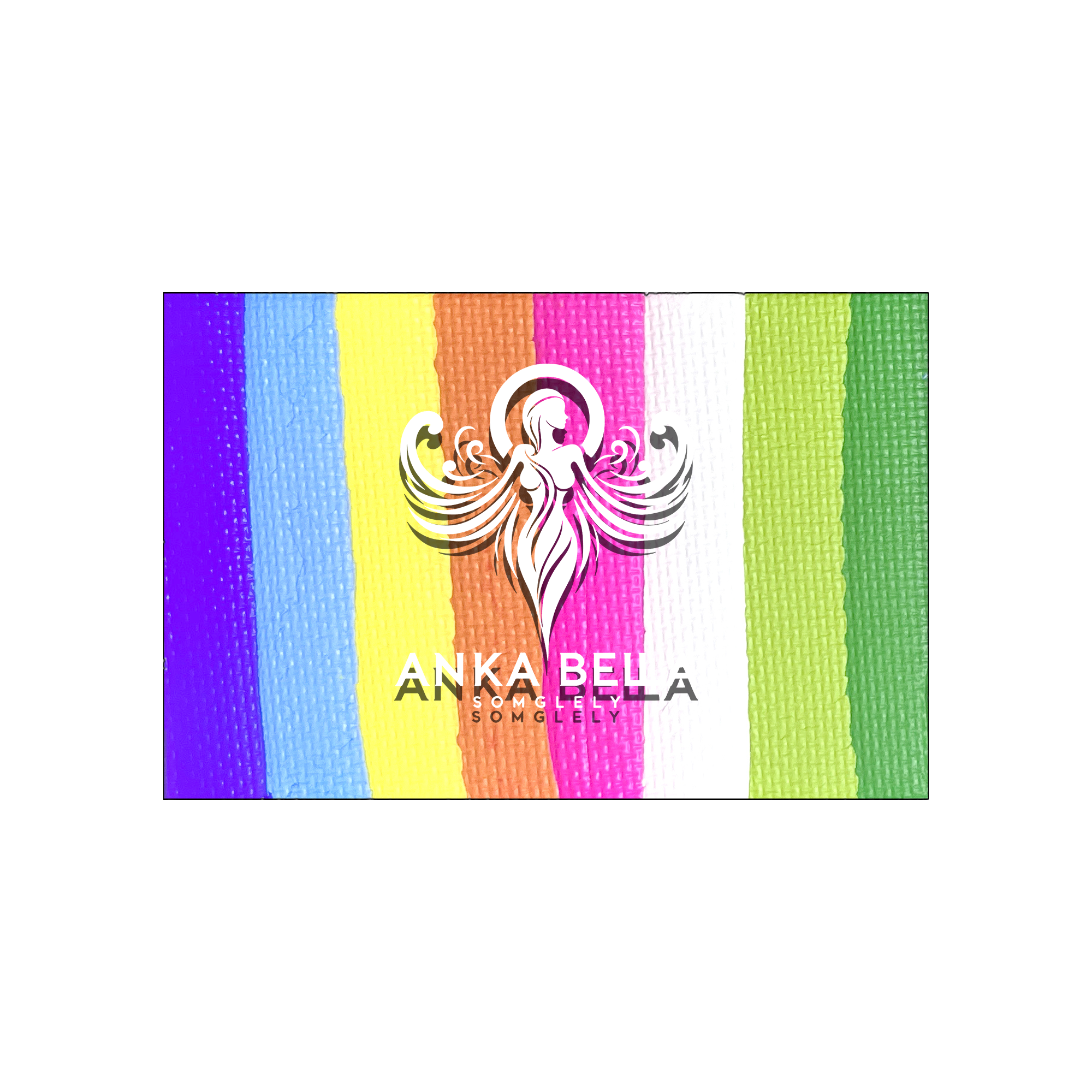 05 Eight color sky base color paint Anka BellaFace painting, Anka bella