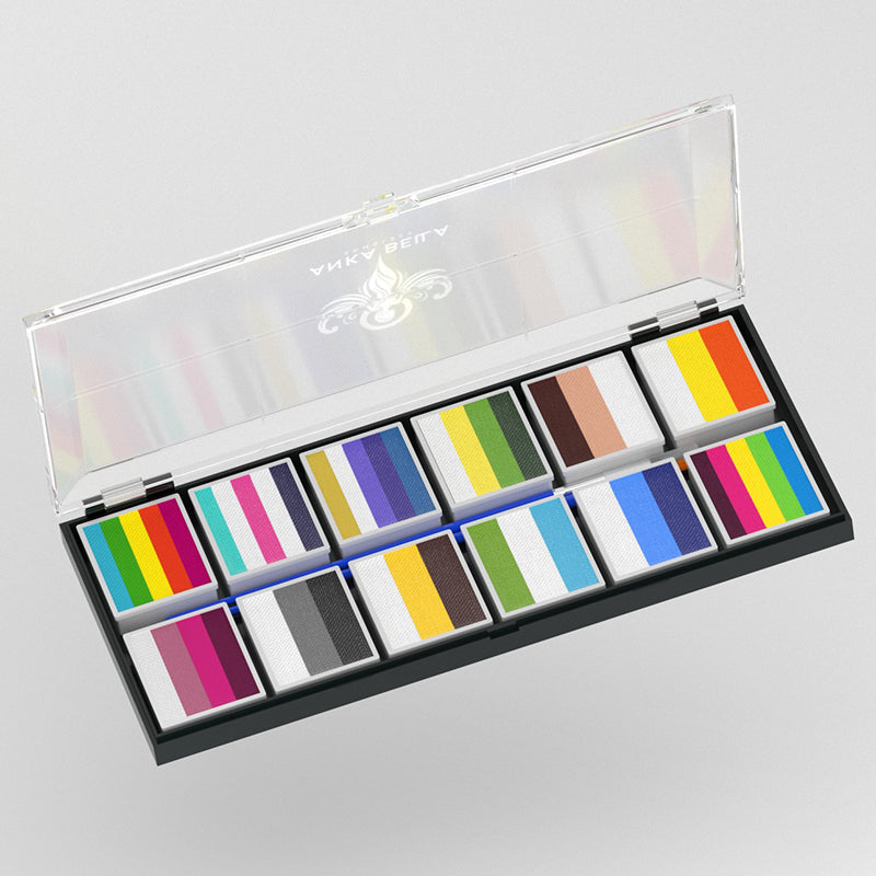 Paleta de colores de animales lindos - Pastel de 12 colores
