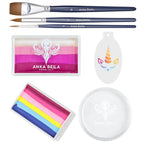 55 flowing rainbow split cake Anka Bella