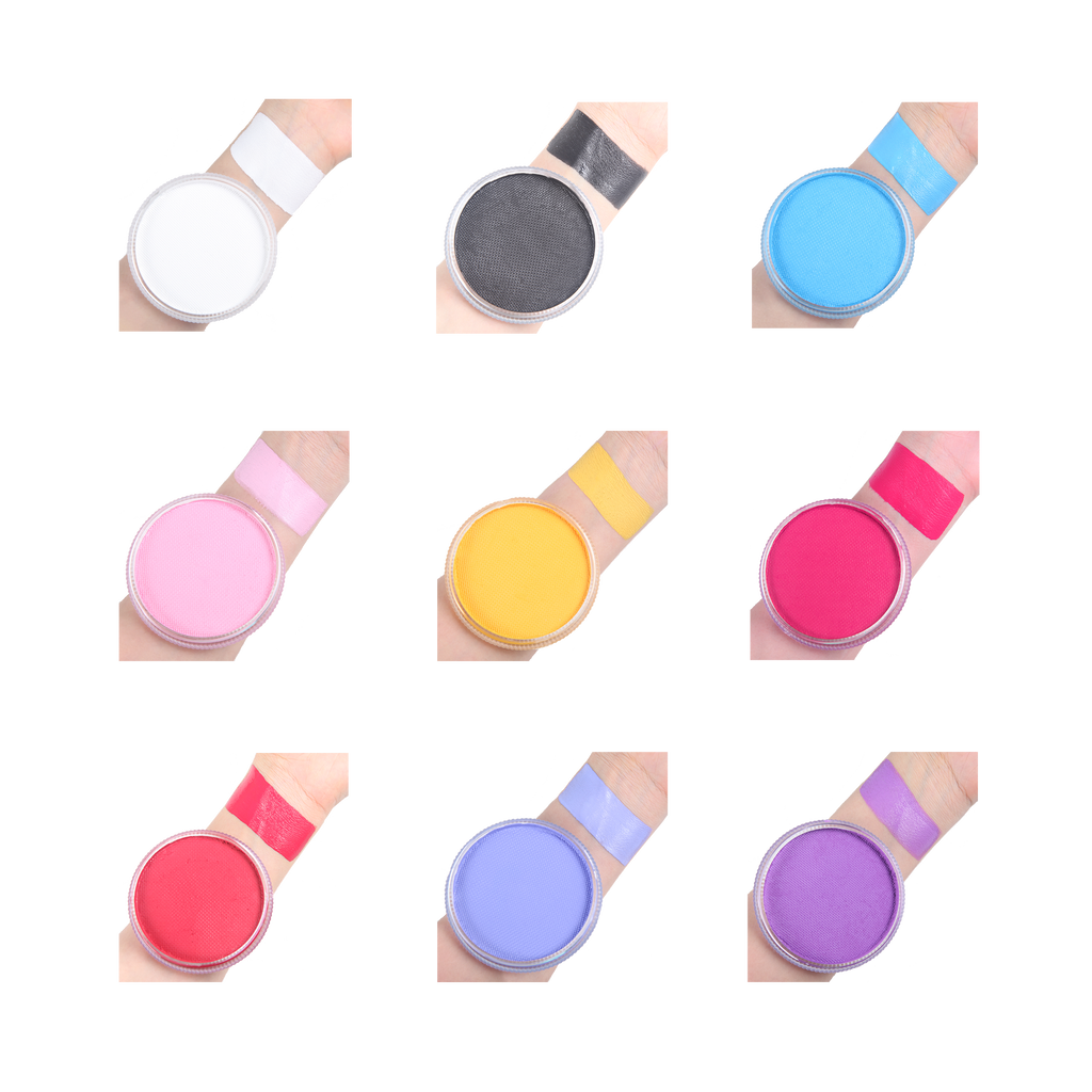 Best-selling round cake monochromeFace painting, Anka bella