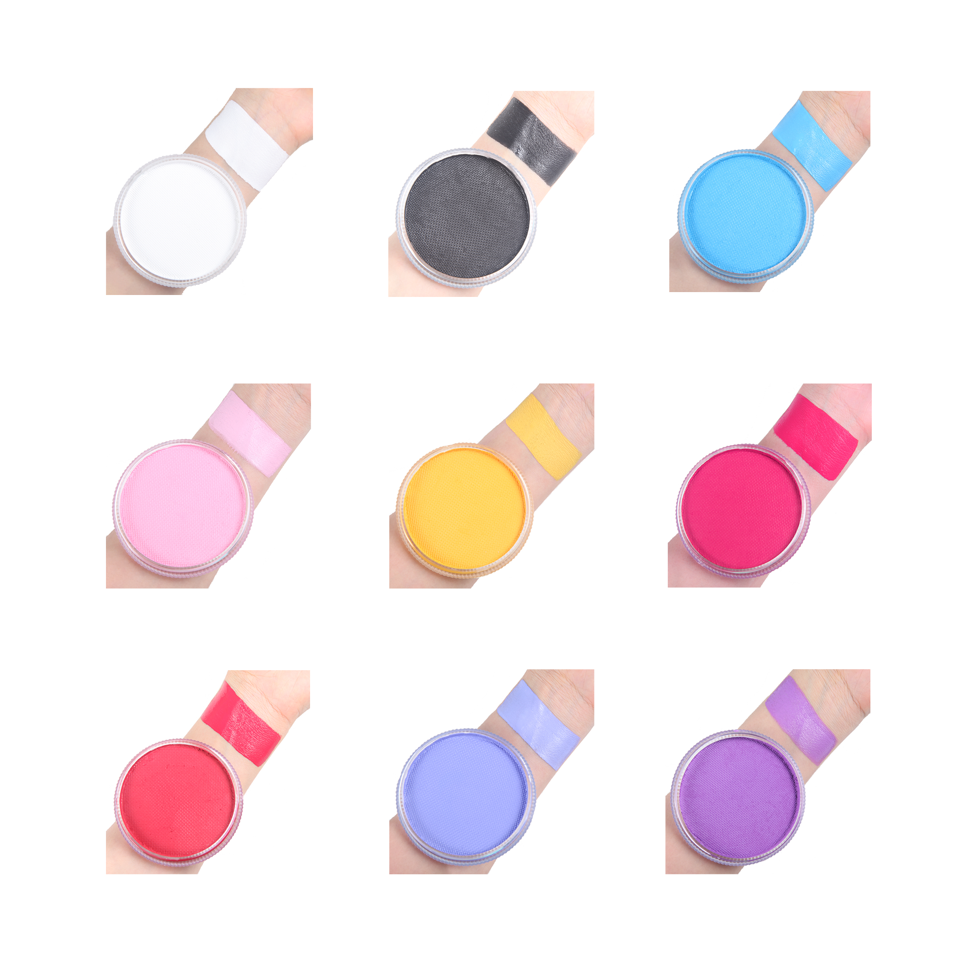 Best-selling round cake monochromeFace painting, Anka bella