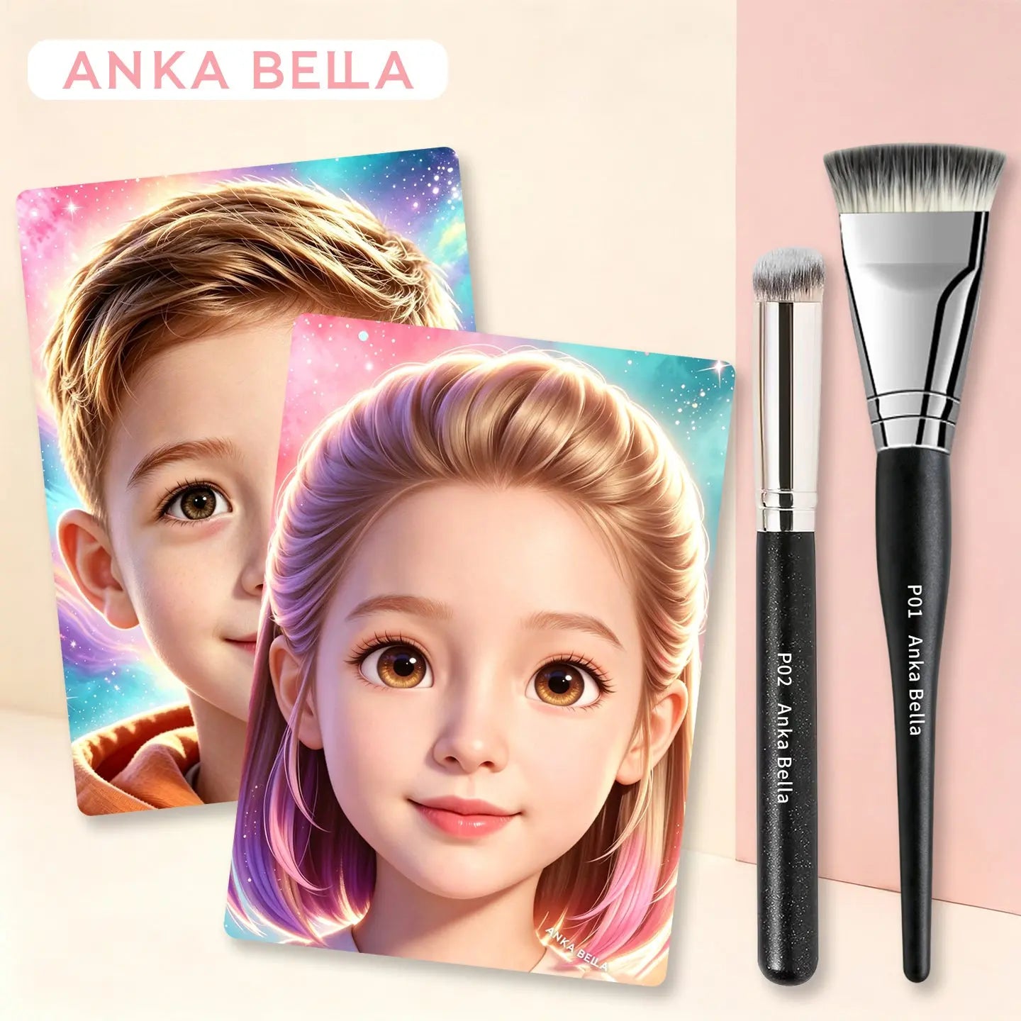 Face Paint Brush Set P01'P02