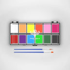 Oil-Based Face Paint Palette – 12 Vibrant, Waterproof Colors Anka Bella