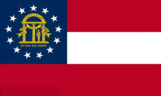 American state flag painting