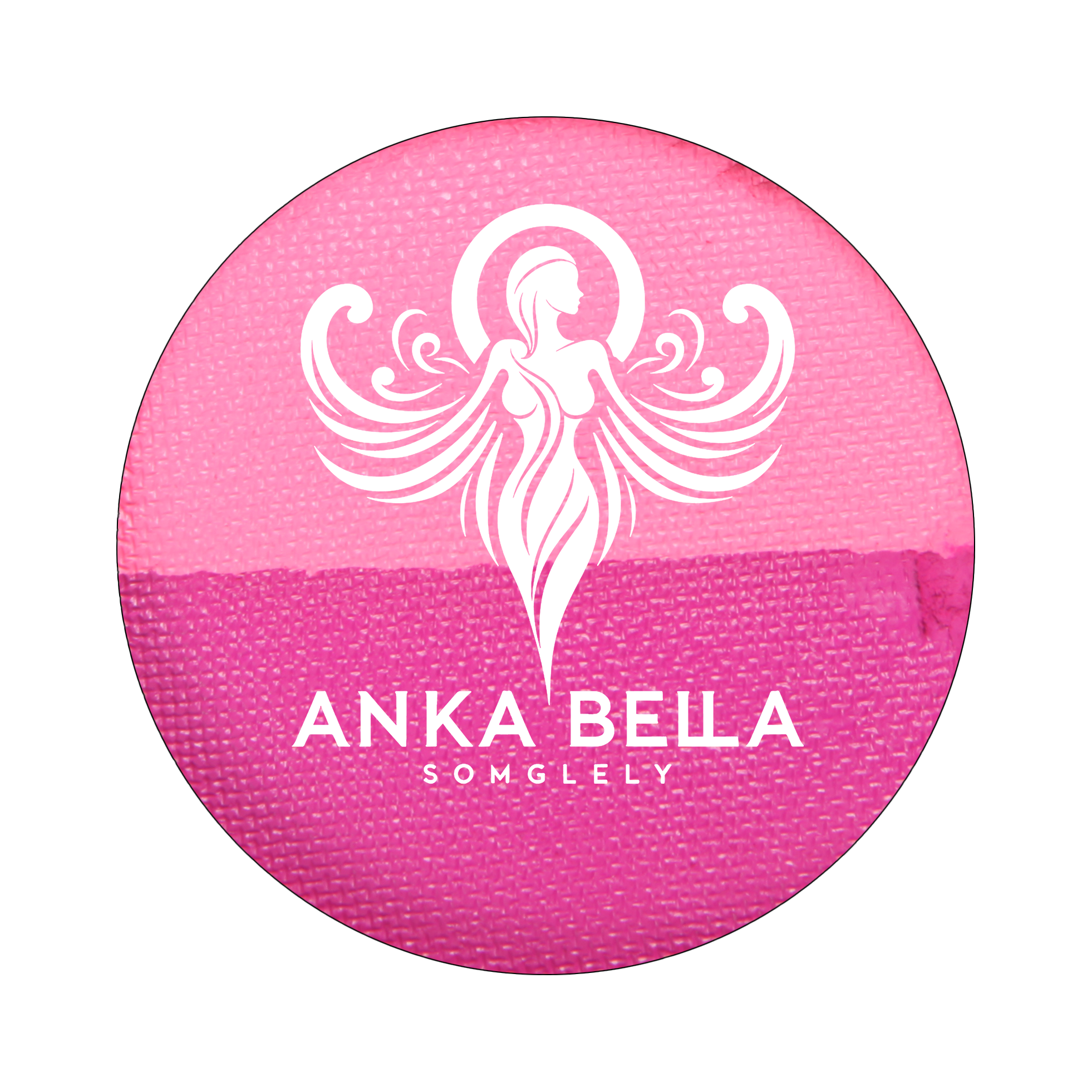 Round Cake Face Painting, Anka bella