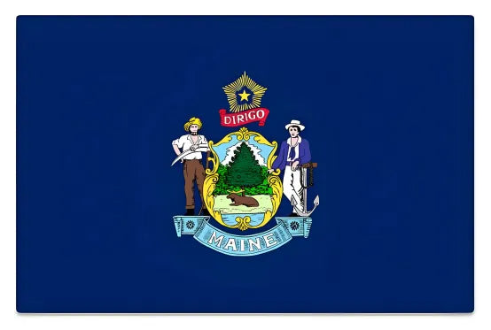 American state flag painting
