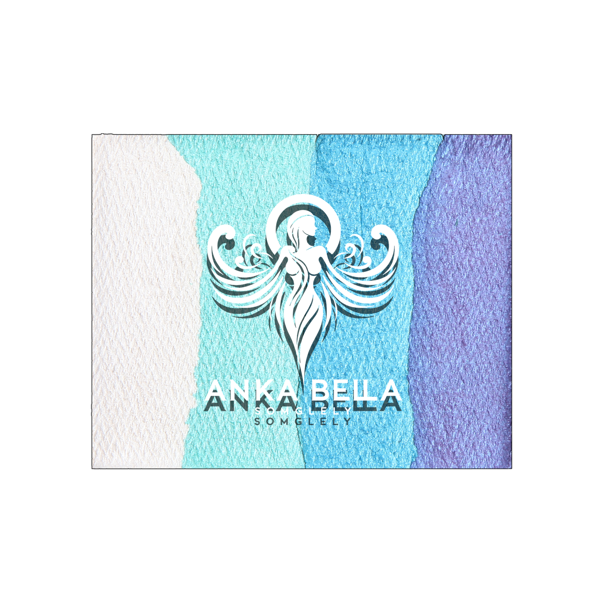 02 Pearl blue white baseFace painting, Anka bella