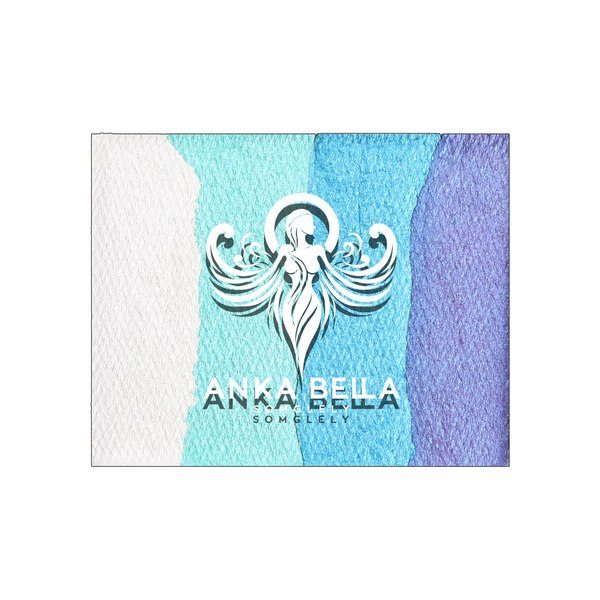 02 Pearl blue white baseFace painting, Anka bella Anka Bella