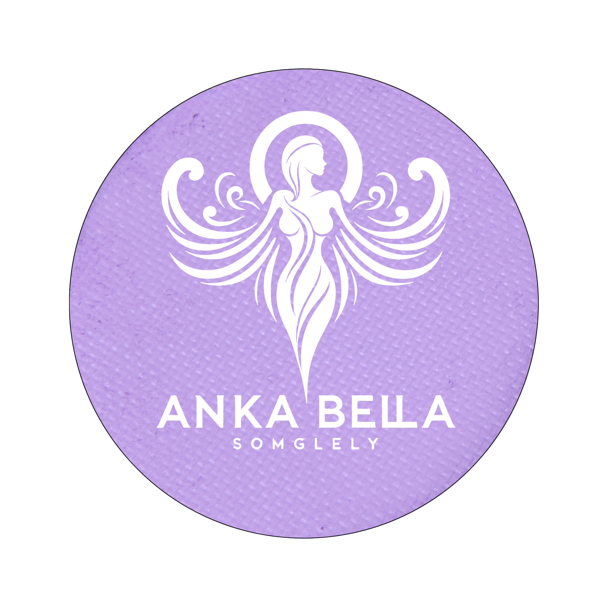 Round Cake Face Painting, Anka bella