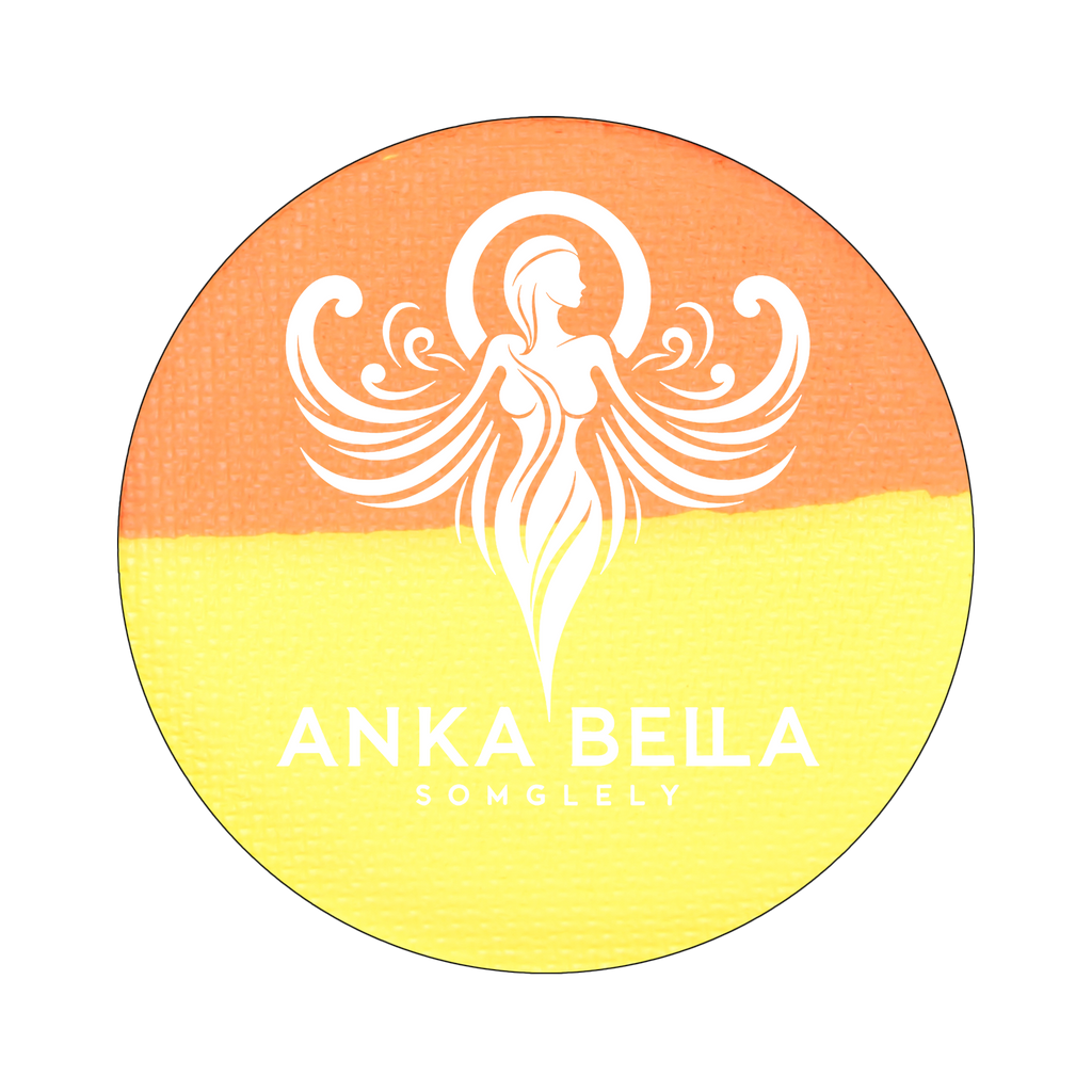 Round Cake Face Painting, Anka bella