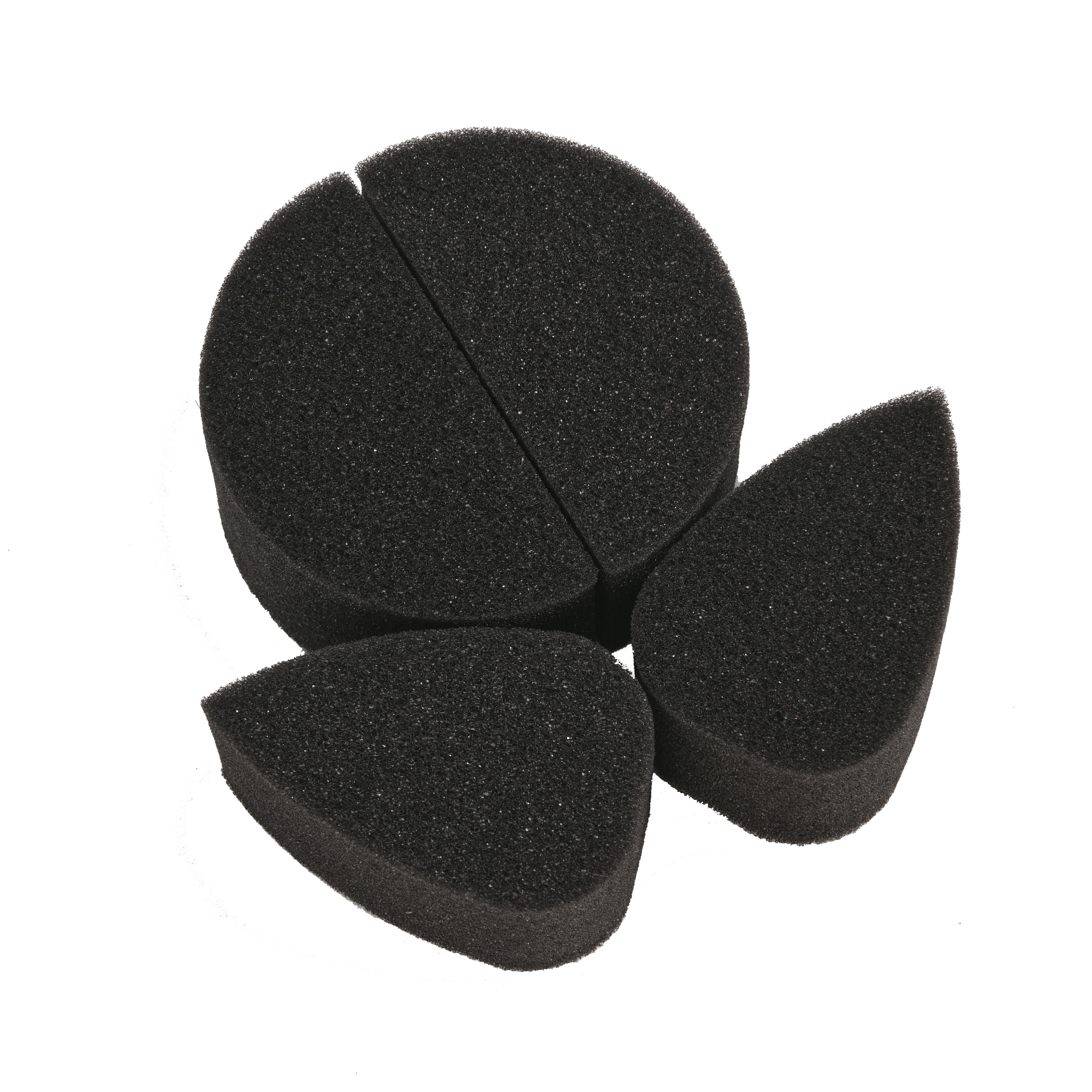 Face Painting Sponges – Finger, Half-Round & Stick