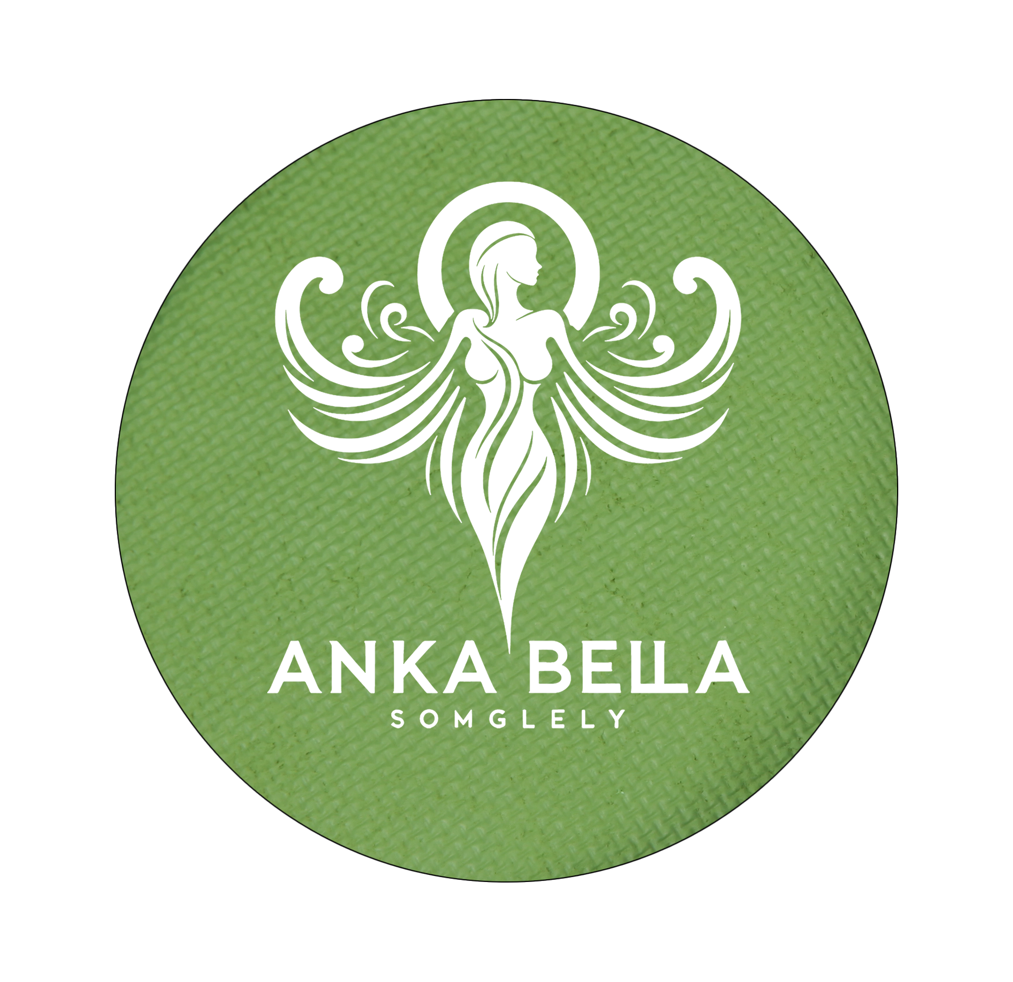 Round Cake Face Painting, Anka bella