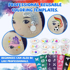24-Color Face Painting Kit for Kids – Safe,  Fun with 30 Free Tutorial Videos Anka Bella