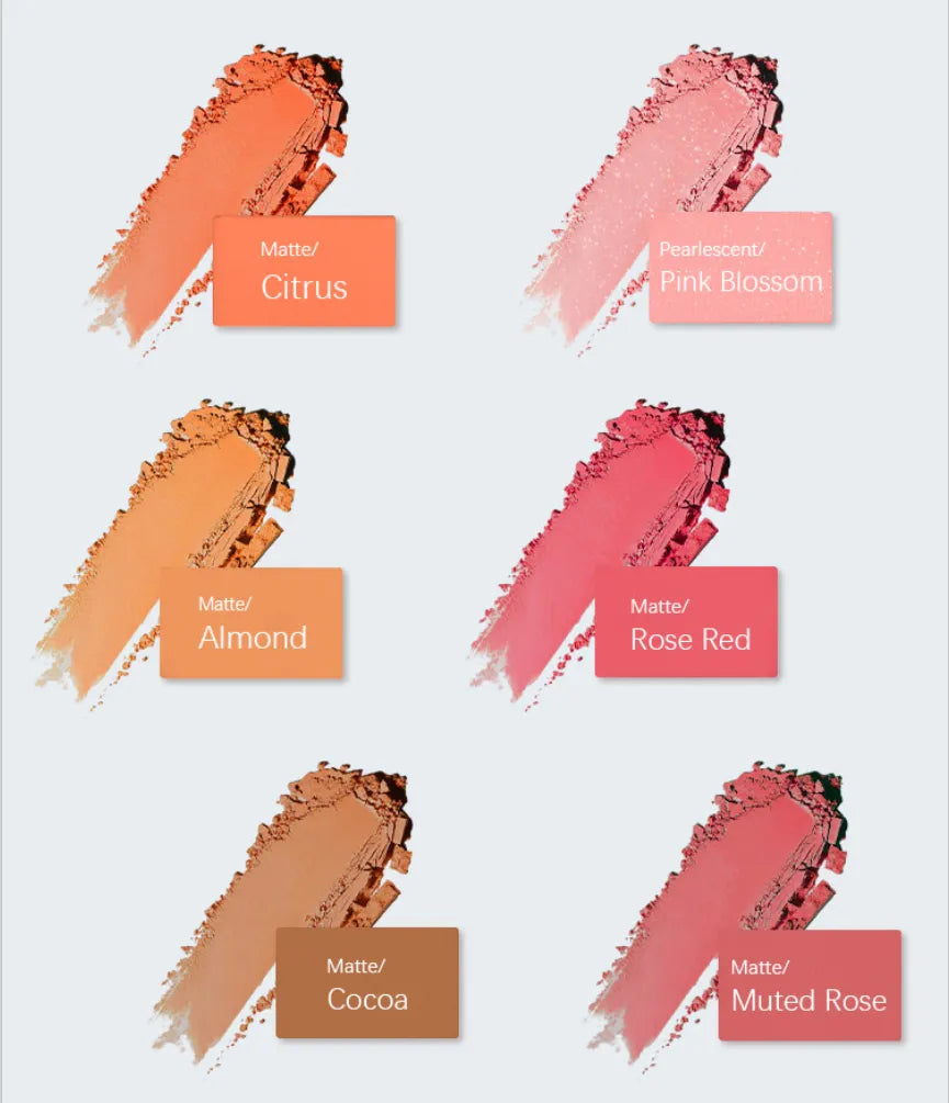 High-Pigment Stage Blush Palette (Safe for Kids & Teens)