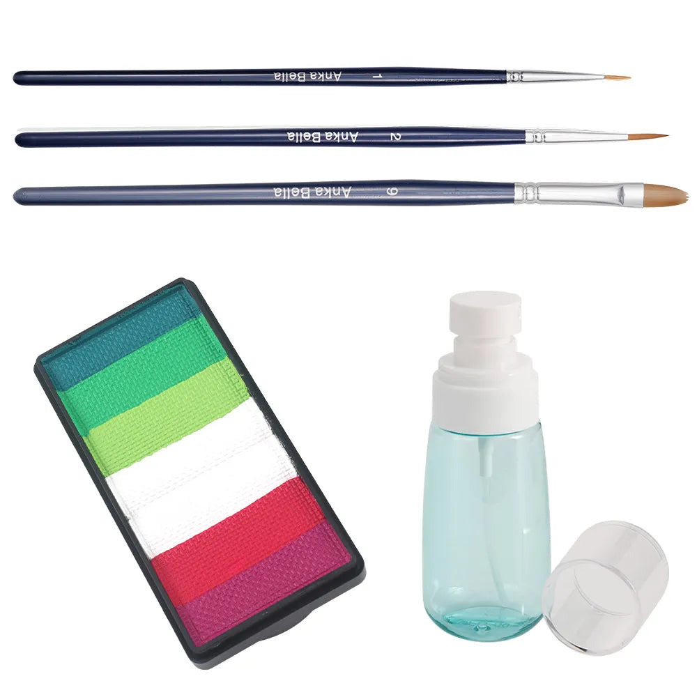 Strawberry Face Painting Set – Featured in Viral TK & FB Videos, Includes Paints and Brushes