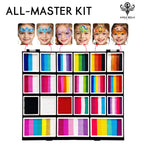 24 Color Face Paint Non-Toxic Professional Face Paint Kit