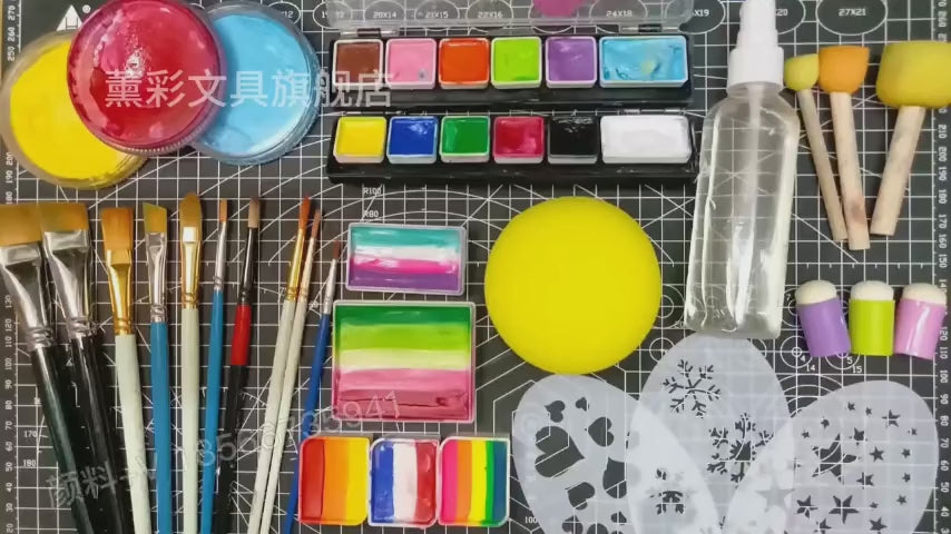 Basic Face Painting Course  for Beginner（37 lessons）Anka Bella Tutorials