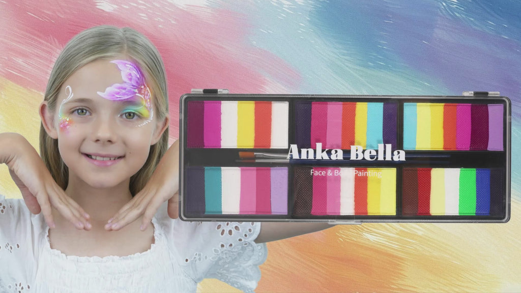 Rainbow Falls set Face painting Anka Bella