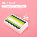 A touch of fresh green rainbow Face paint& Anka bella Anka Bella
