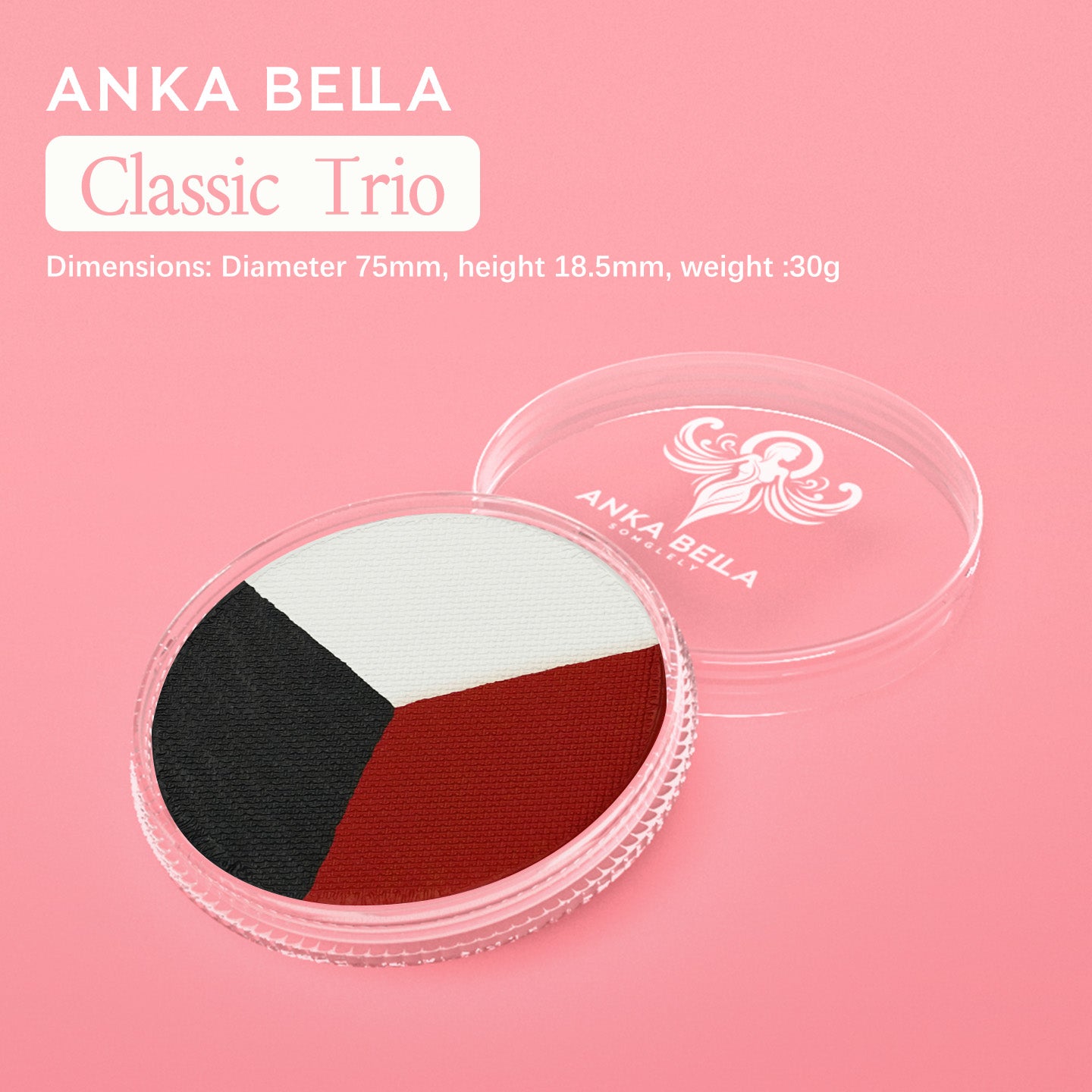 Classic Trio round cake Face painting&Anka bella