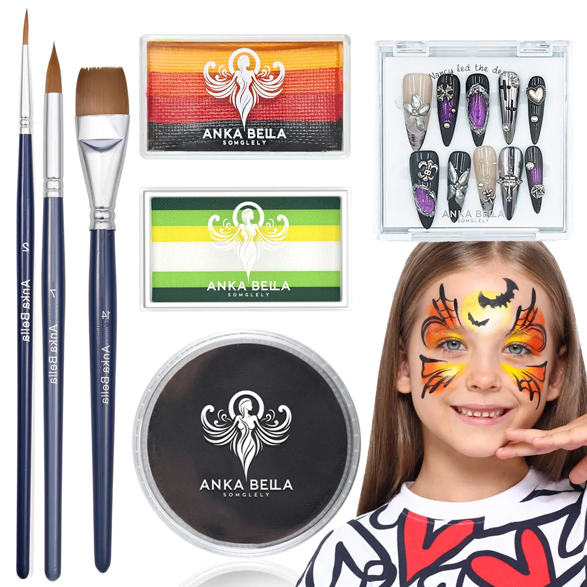 Halloween Face Paint Kit – Safe, Washable & Fun for All Ages